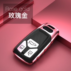 Audi TPU carbon fiber key...