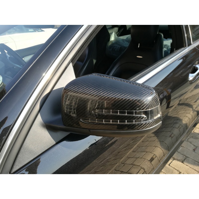 W204 12-15 carbon fiber replacement mirror cover