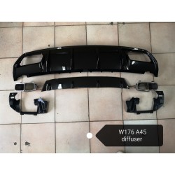 W176 A45 rear diffuser...